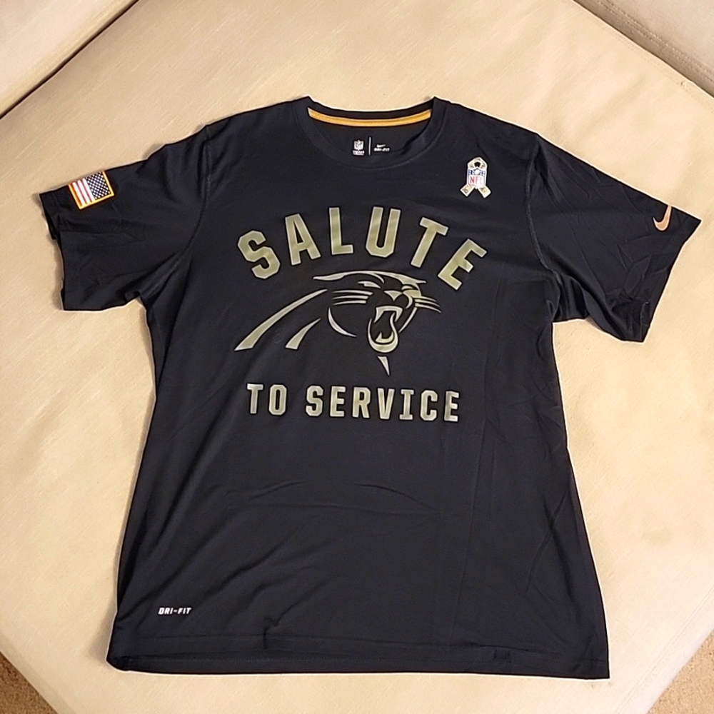 Carolina Panthers Salute to Service T-shirt